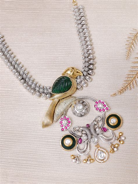 Dual Plated Handcrafted Brass Necklace