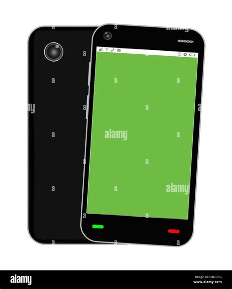 Illustration green screen white background Stock Vector Images - Alamy