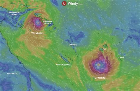 Cyclone Maila grows to a CAT 5 monster in Solomon Sea | Matangi Tonga