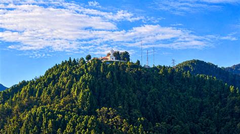 A hilltop sanctuary overlooking the entire city of Bogotá