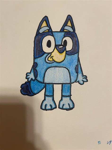 My Bluey Drawing by andrealovessouthpark on DeviantArt
