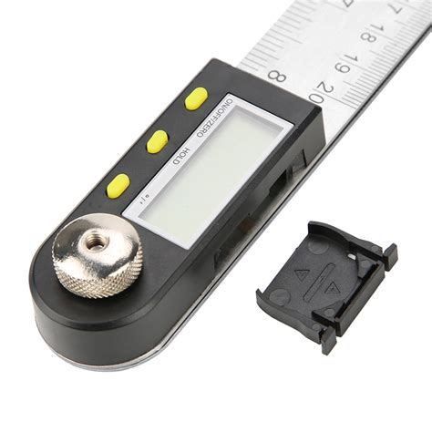 10‑390mm Stainless Steel Electronic Protractor Digital Goniometer Angle ...