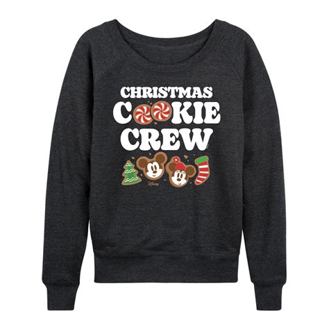 Disney - Christmas Cookie Crew - Women's French Terry Long Sleeve ...