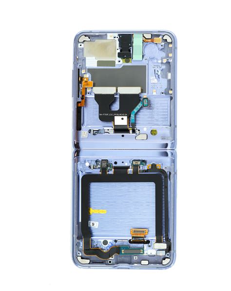 OLED Assembly with Frame for Galaxy Z Flip 4G F700 2020 (MIRROR PURPLE ...