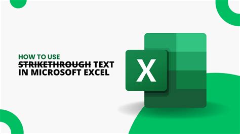 Strikethrough in Excel - Step-by-Step Guide - One For All