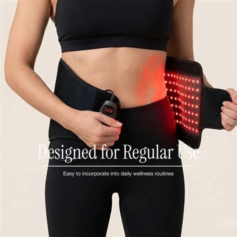 Infrared Red Light Therapy Wrap Belt for Waist, Back & Body Comfort ...
