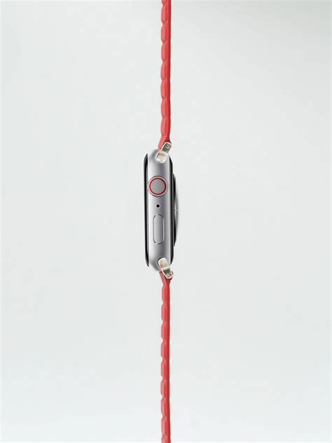 | Leather Magnetic Band for Apple Watch Series 11 (46mm) and SE 3 (44mm) - Pink - Smooth Calf ...