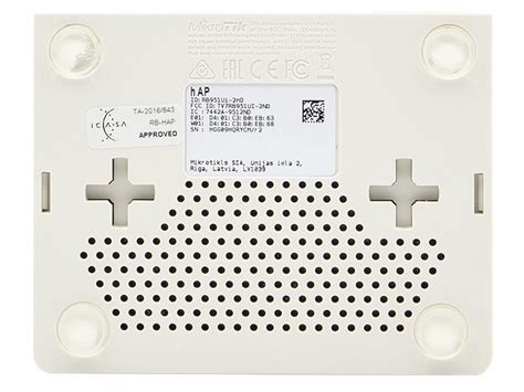 MikroTik hAP 5 Port Ethernet 300Mbps WiFi 4 Router RB951Ui-2nD | Web Direct