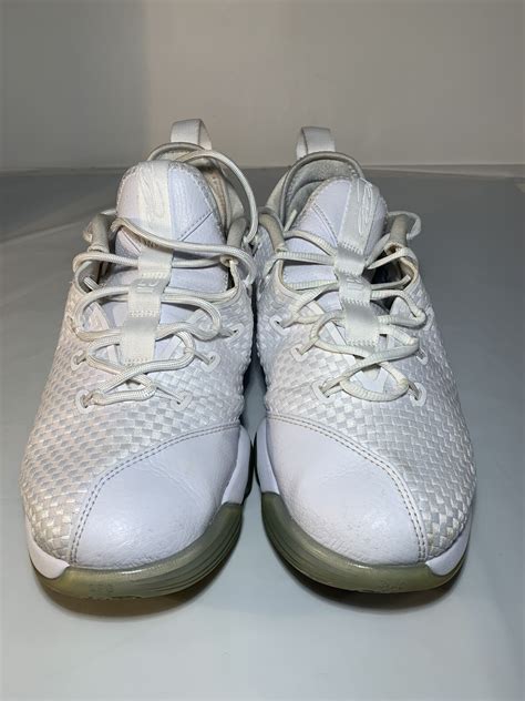 Nike Men's LeBron 14 878636-101 White Basketball Shoes Size 10