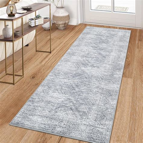 Amazon.com: GarveeHome Washable Kitchen Runner Rug 2x8, Grey Runners ...