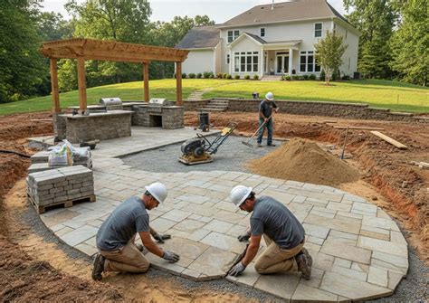 Outdoor Patio Construction Process Arcade | Step-by-Step Guide