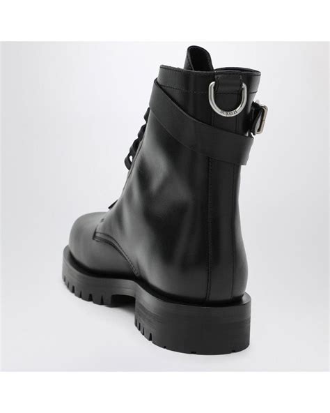 DURAZZI MILANO Black Combat Boots | Lyst UK