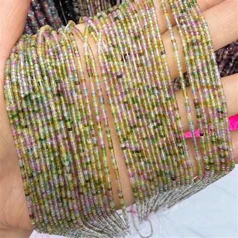 Natural Colorful Tourmaline Beads High Quality Faceted Rondelle ...
