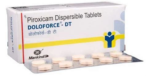 Dolonex Dt 20mg Tablet at best price in Umred by Trinity Global ...