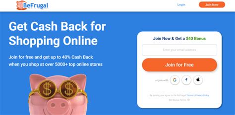BeFrugal: $40 Referral Bonus