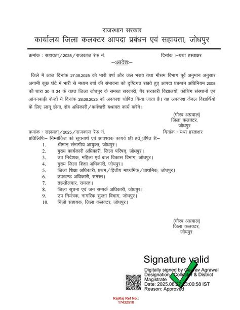 School Closed: जोधपुर में आज स्‍कूल और कोच‍िंग बंद, भयंकर बार‍िश का ...