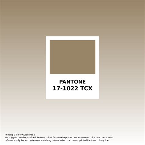 Hex Color #988467 | Printing Match PANTONE 17-1022 TCX | Color ...
