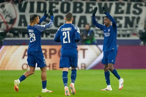 Ousmane Dembélé completes second career hat trick at right time for PSG ...