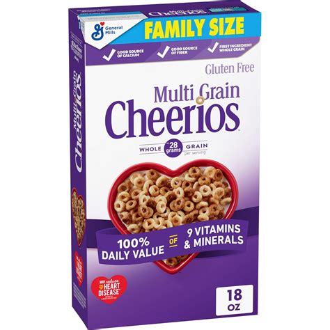 Amazon.com: Multi Grain Cheerios, Heart Healthy Breakfast Cereal ...