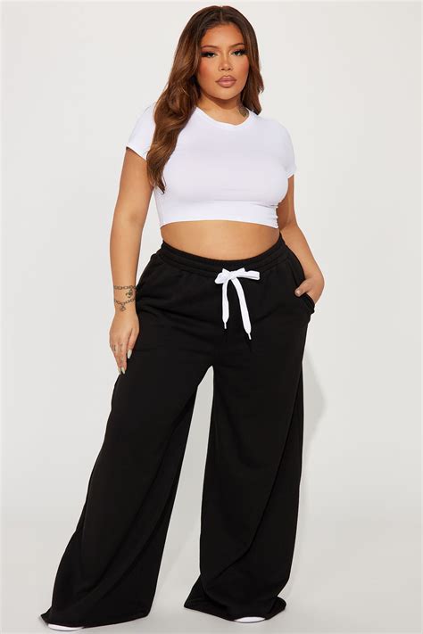 My Turn Again Lounge Pant - Black | Fashion Nova