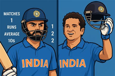 Definitive virat kohli vs sachin tendulkar: Stats & Verdict - 4rabet cricket