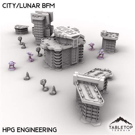 HEXTECH City/Lunar BFM - City Map Pack – Fortress Miniatures and Games