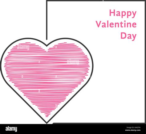 Valentine postcard valentine Stock Vector Images - Alamy