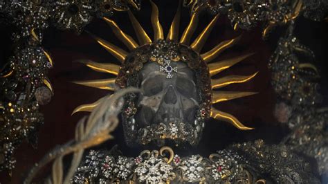 Decorated skeletons of catacomb saints draw visitors in Bavaria