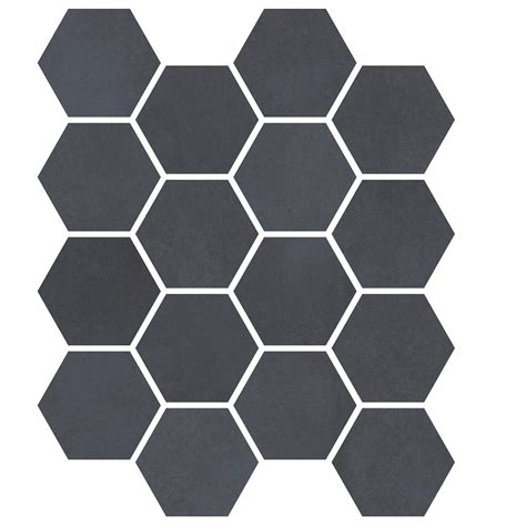 Luxe Night Hexagon Matte Porcelain Mosaic | Floor and Decor