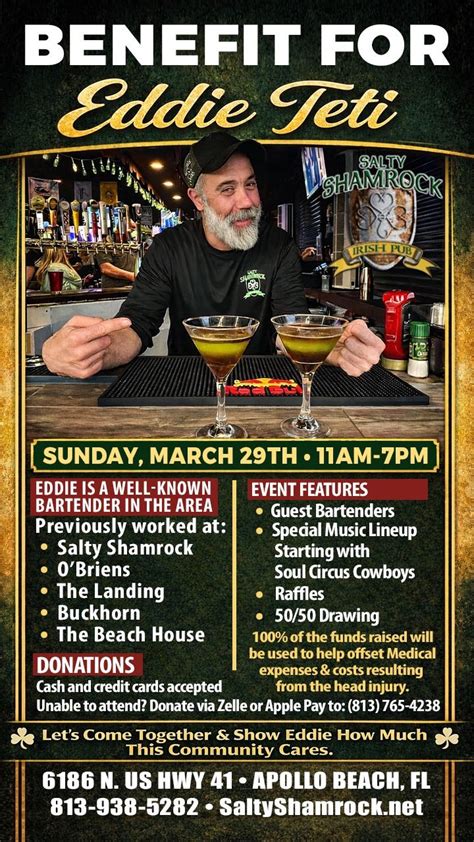 Benefit for Eddie , 6186 N US Highway 41, Apollo Beach, FL, 29 March ...