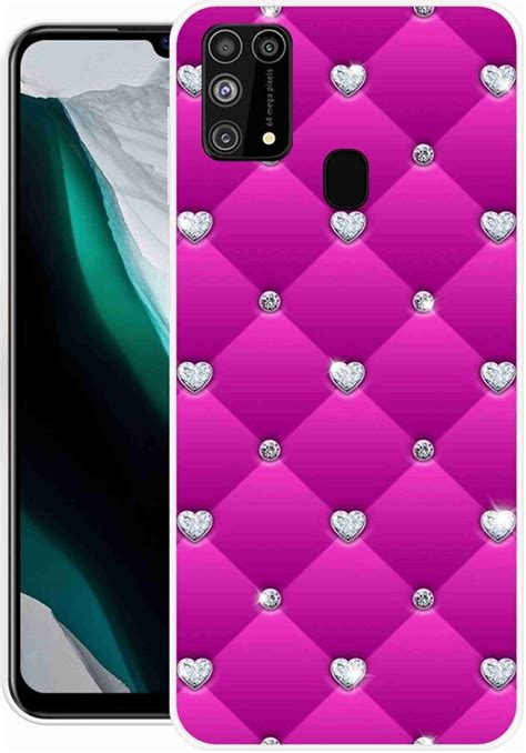 Ignite Back Cover for Samsung Galaxy M31, SM-M315FZBHINS, PINK, HEART ...