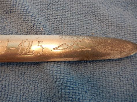 WW2 Era Girly Nude Letter Opener 1945 Naples - Chrome | #4730392143