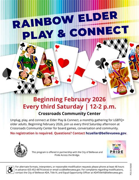 Rainbow Elder Play & Connect at Crossroads Community Center in Bellevue ...