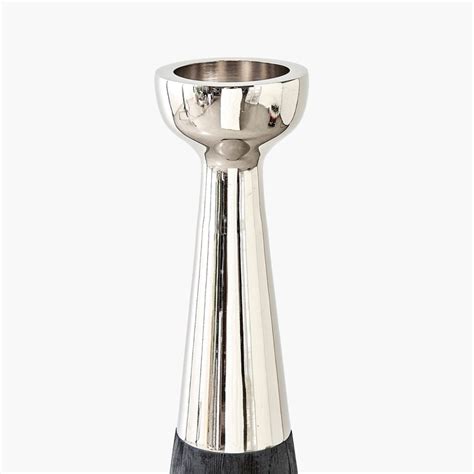 Buy Geomuse Arles Mango Wood Floor Pedestal Candle Holder - Small from ...
