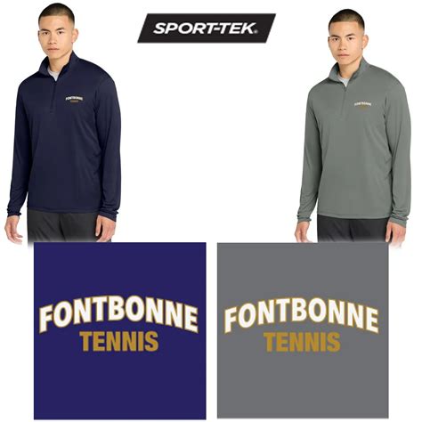 Fontbonne Academy Tennis Sport-Tek® PosiCharge® Competitor™ 1/4-Zip ...