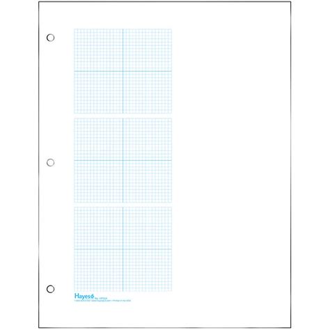Square Kids 1/8 Inch Graph Paper - 500 Sheet Ream With Red Grid ...