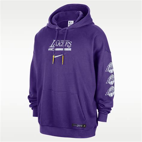 Felpa pullover con cappuccio Los Angeles Lakers Courtside Jordan NBA ...