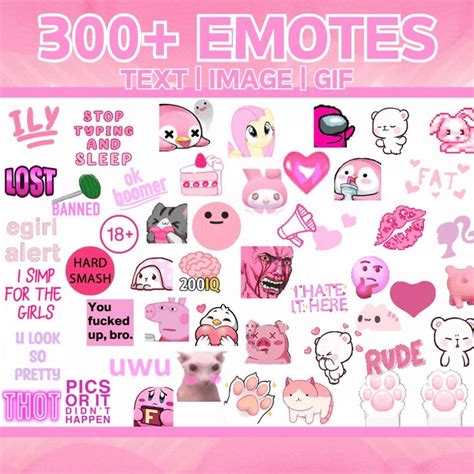 Pink Discord Emojis Animated - Etsy UK