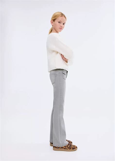 Flared jeans with pocket - Girls | MANGO OUTLET USA