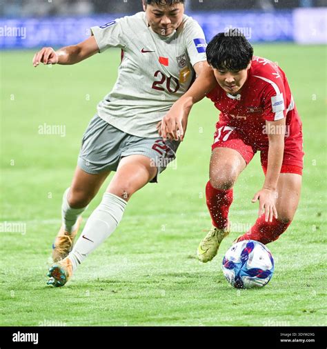 Sydney, Australia. 9 March 2026, DPR Korea player Kim and China's Zhang ...