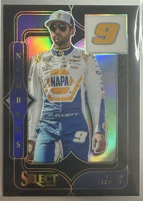 2025 Select Racing 1 Of 1 NASCAR Chase Elliott Black Finite NUMBERS 1/1 | eBay