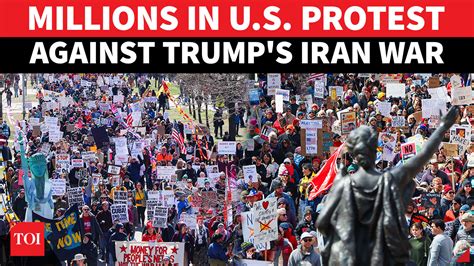 'Regime change in US.': Iran war backfires on Trump; 8 mn people erupt ...