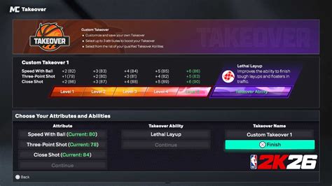 NBA 2K26: How to Unlock Custom Takeovers