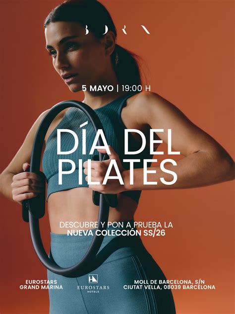 La marca deportiva Born se suma al Día del Pilates con una clase con vistas a Barcelona