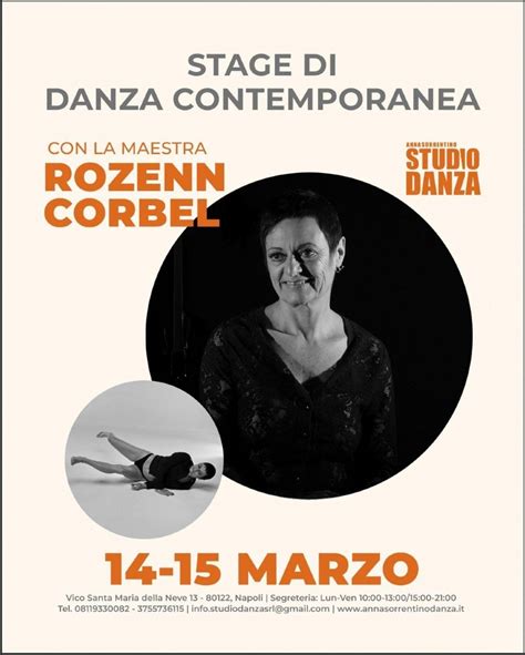Stage Danza Contemporanea con la coreografa Rozenn Corbel Anna ...