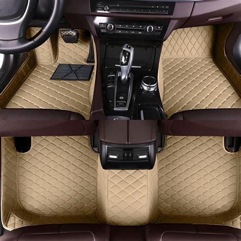 Amazon.com: Car Floor Mats for Ford Escape 2008-2012 with Pocket, Faux ...