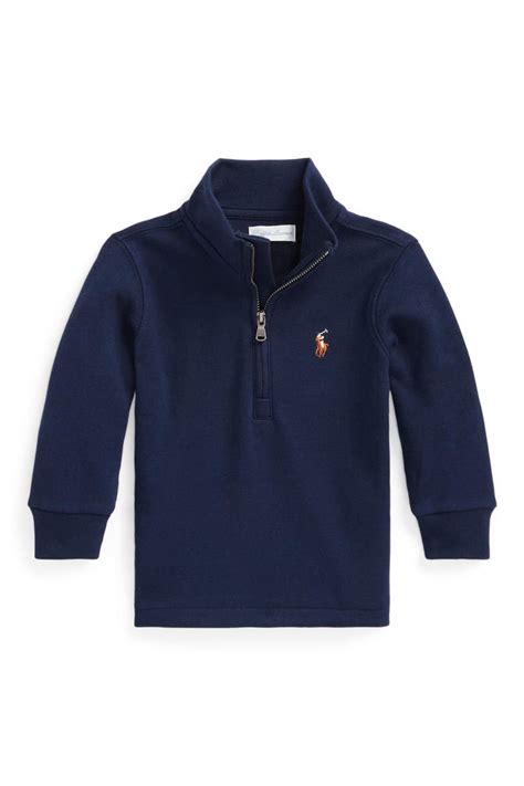 Ralph Lauren Interlock Quarter Zip Pullover | Nordstromrack