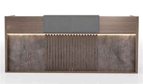 Reception Table Made In MDF Is A Highly Durable Material, Office Table ...