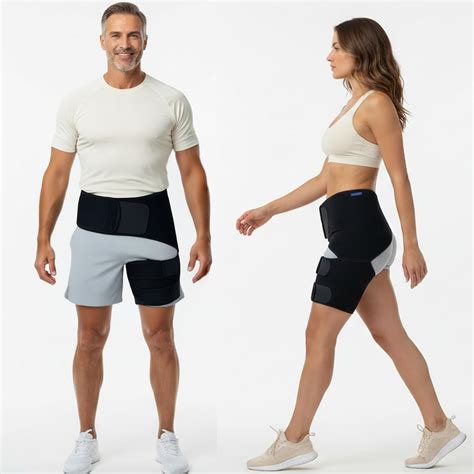 Amazon.com: Hip Brace for Women, Men - Sciatica Brace - Groin Pull Compression Wrap - Sciatica ...
