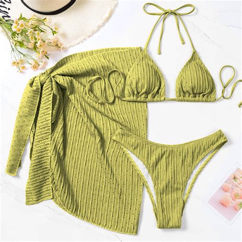 Blmnix Two Piece Swimsuit Women Bathing Suits High Waisted Swimsuits ...